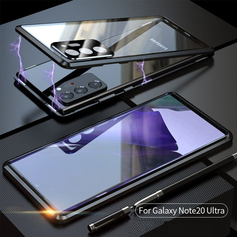 Wigento Beidseitiger 360 Grad / Glas Case Hülle