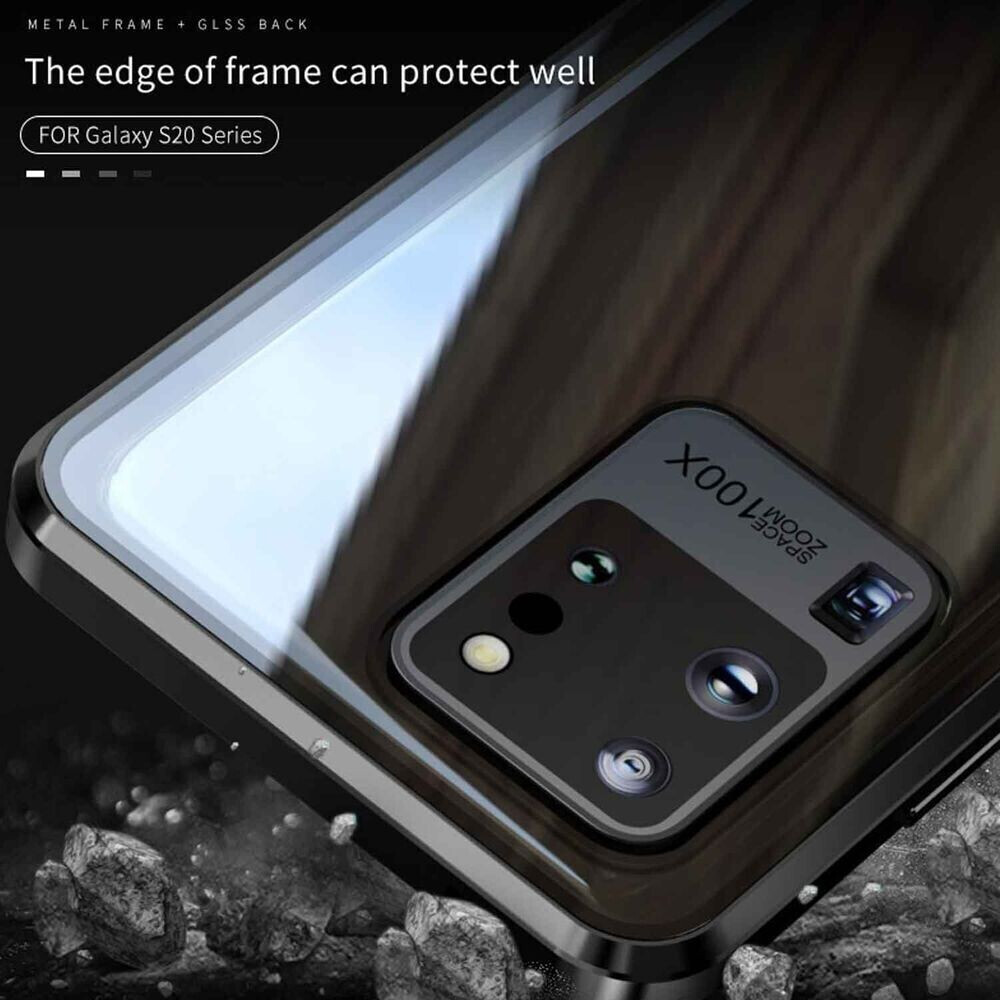 Wigento Beidseitiger 360 Grad / Glas Case Hülle