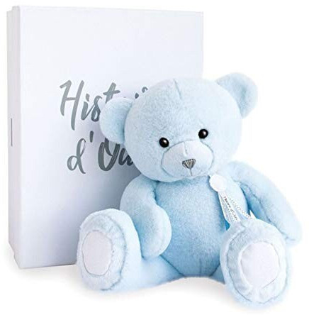Histoire d'Ours Nounours Charms bleu 40 cm