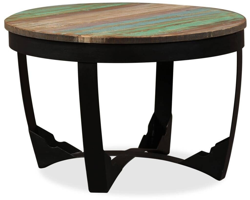 vidaXL Table d'appoint en bois de récupération 60 cm