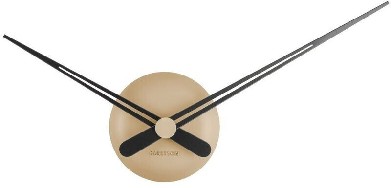 Karlsson Horloge murale design little big time 44 cm beige