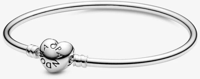 Pandora Moments Heart Clasp Bangle (596268) 17 cm