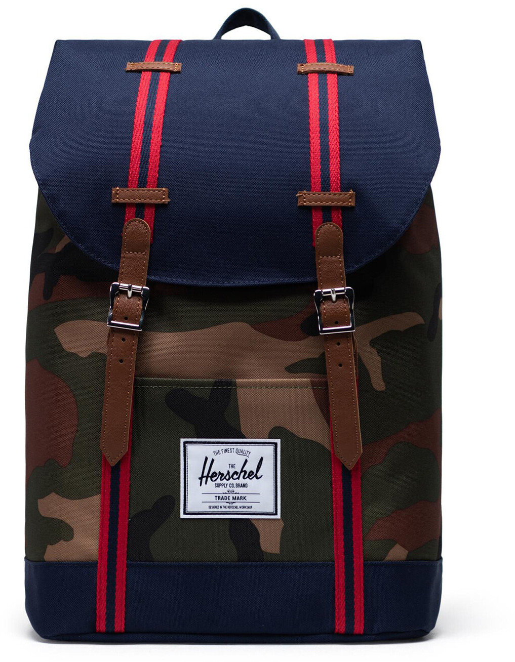 Herschel Retreat Backpack (2019/2020) woodland camo/peacoat/tan