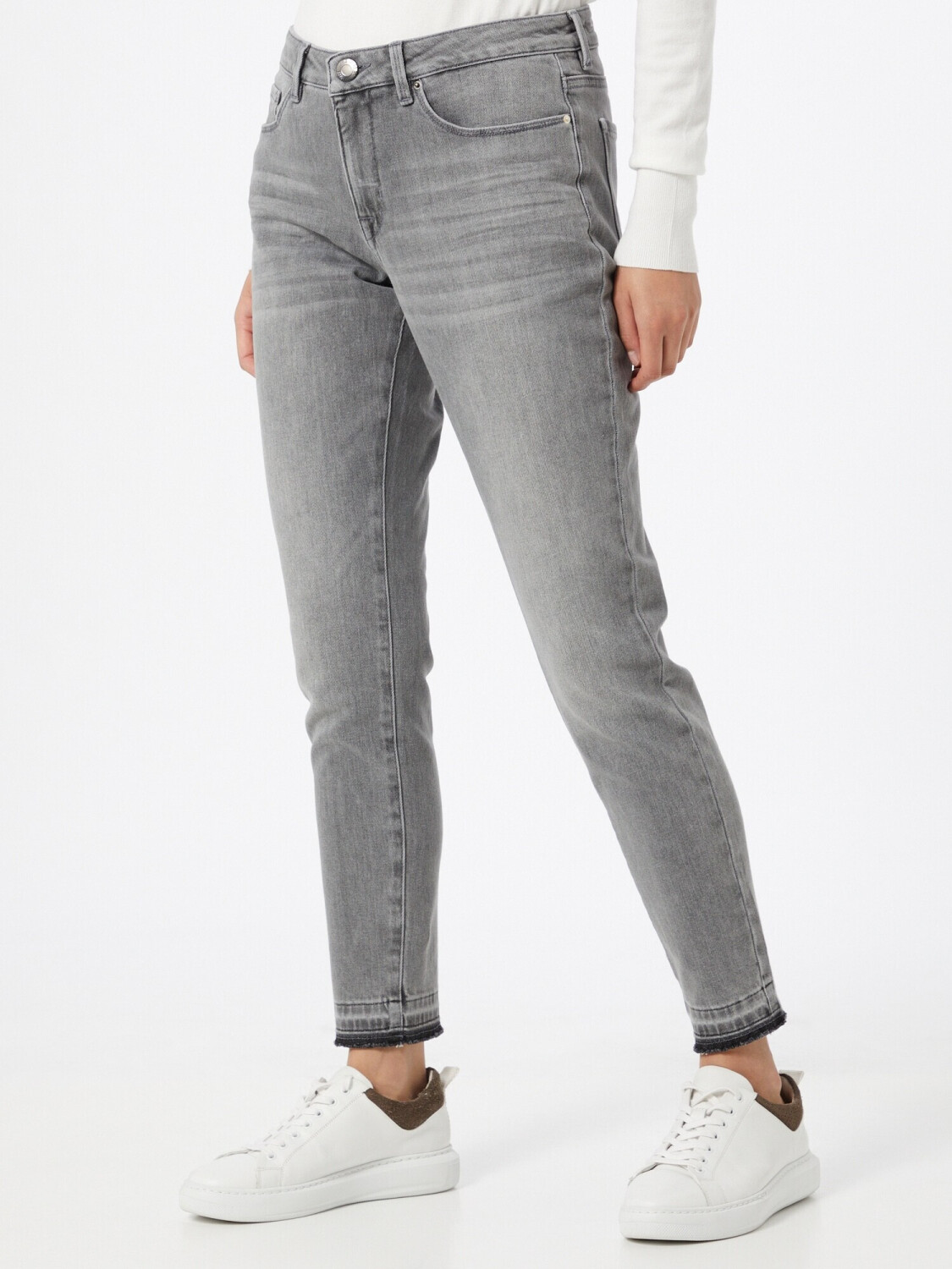 OPUS Damen Skinny Jeans ELMA – Mit Schlitzen & Stretch Für Perfekten Fit