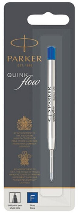 Parker QUINKflow Ballpoint Refill Blue (F) (1950368)