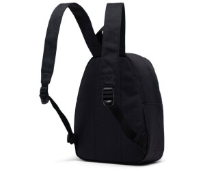 herschel black mini backpack