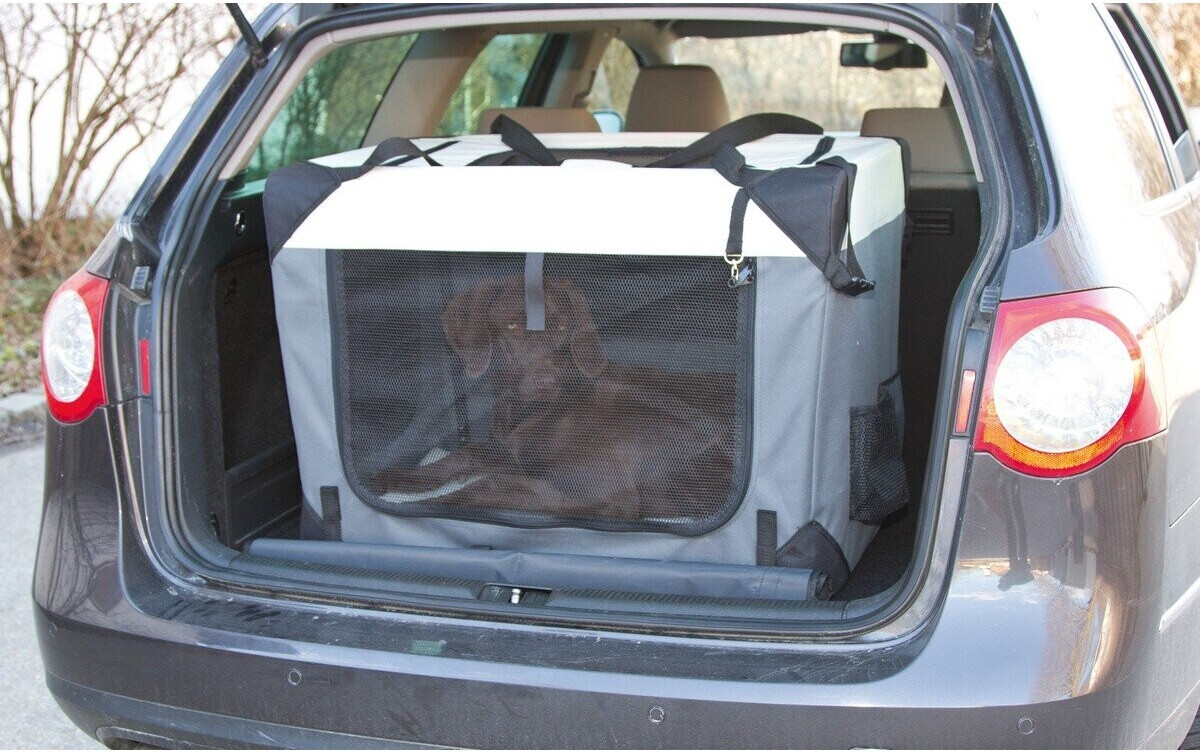 Kerbl Caisse de transport pour chien 92x65x66cm Grey/Beige Kerbl Caisse de transport pour chien 92x65x66cm Grey/Beige