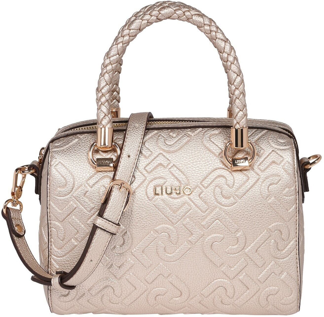 LIU Jo Manh Satchel light gold