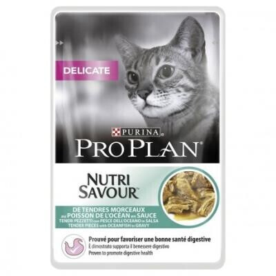 Purina Pro Plan NutriSavour Delicate poisson en sauce (85 g)