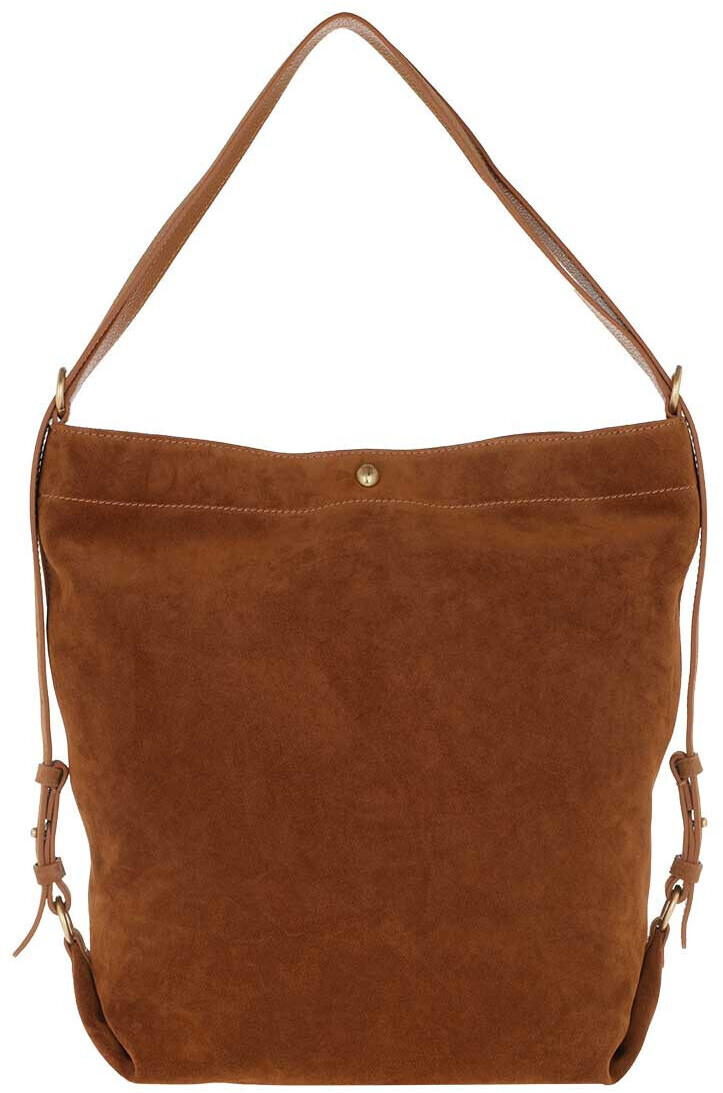 Coccinelle Cocci Suede Tote Bag caramel