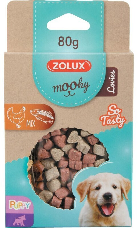 Zolux Mooky Puppy Lovies poulet/saumon (80 g)