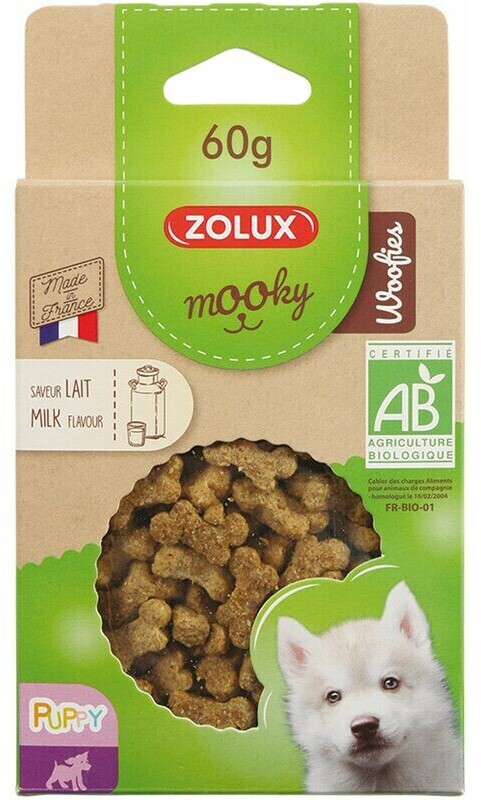 Zolux Mooky Puppy Woofies saveur lait (60 g)