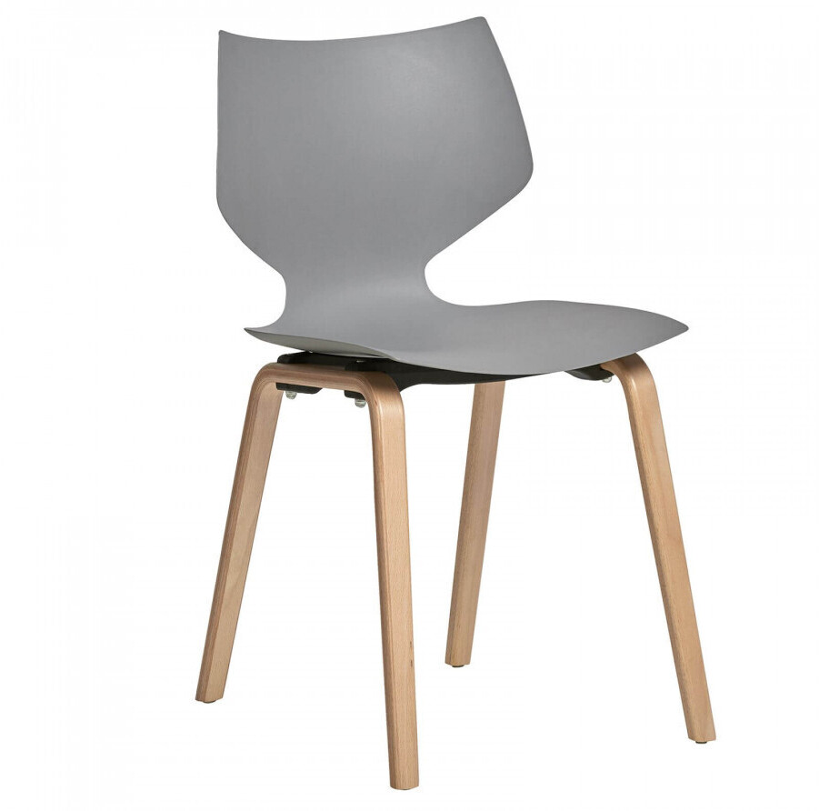 Bobochic Ensemble de chaises Zotio gris