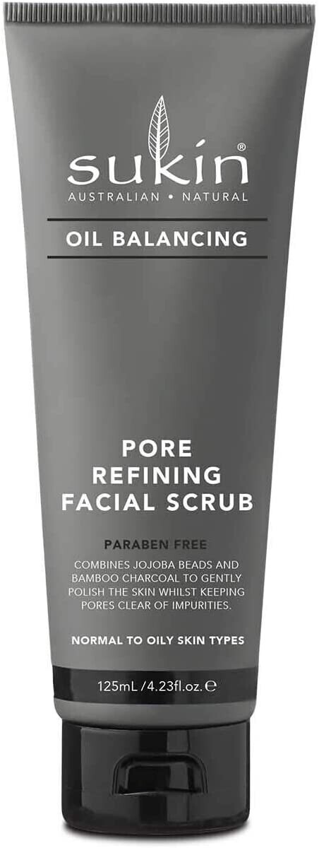Sukin Oil Balancing Charcoal Facial Scrub 100ml