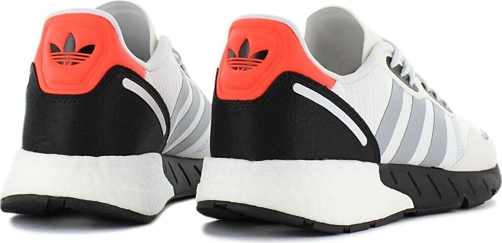 Adidas ZX 1K Boost crystal white silver metallic core black ab 84 99 Preisvergleich bei idealo