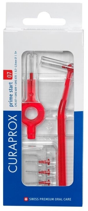 Curaden Curaprox Prime Start Interdental Set CPS 07 mm red (5+2 pcs)