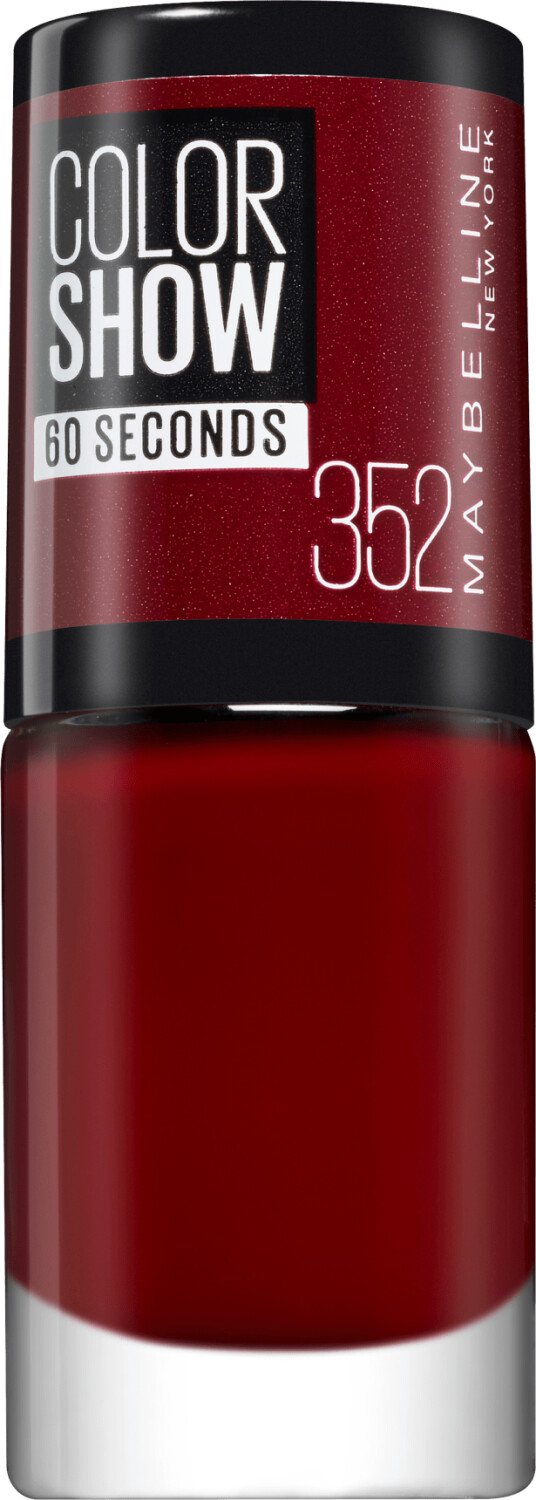 Gemey Maybelline Color Show Nailpolish 352 Downtown Red (7 ml)