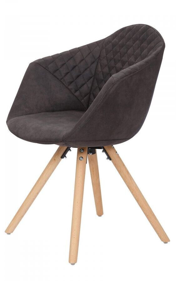 Bobochic Ensemble de chaises Gabi noir/marron
