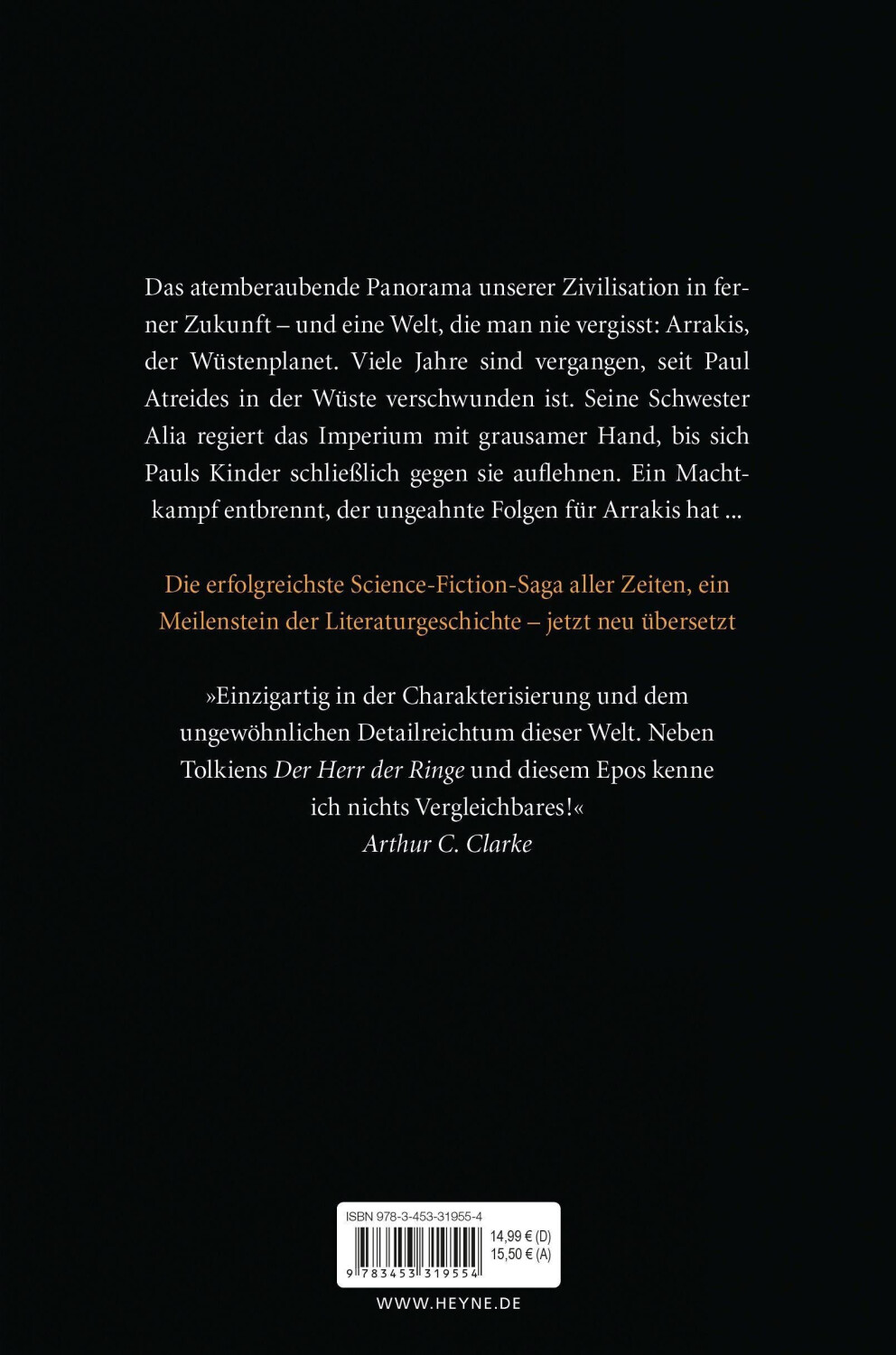 Die Kinder des Wüstenplaneten: Roman (Der Wüstenplanet - neu übersetzt, Band 3) (ISBN:9783453319554)