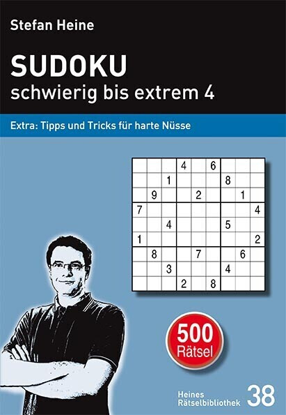 SUDOKU - schwierig bis extrem 4: Extra: Tipps und Tricks für harte Nüsse (Heines Rätselbibliothek) (ISBN:9783939940371)