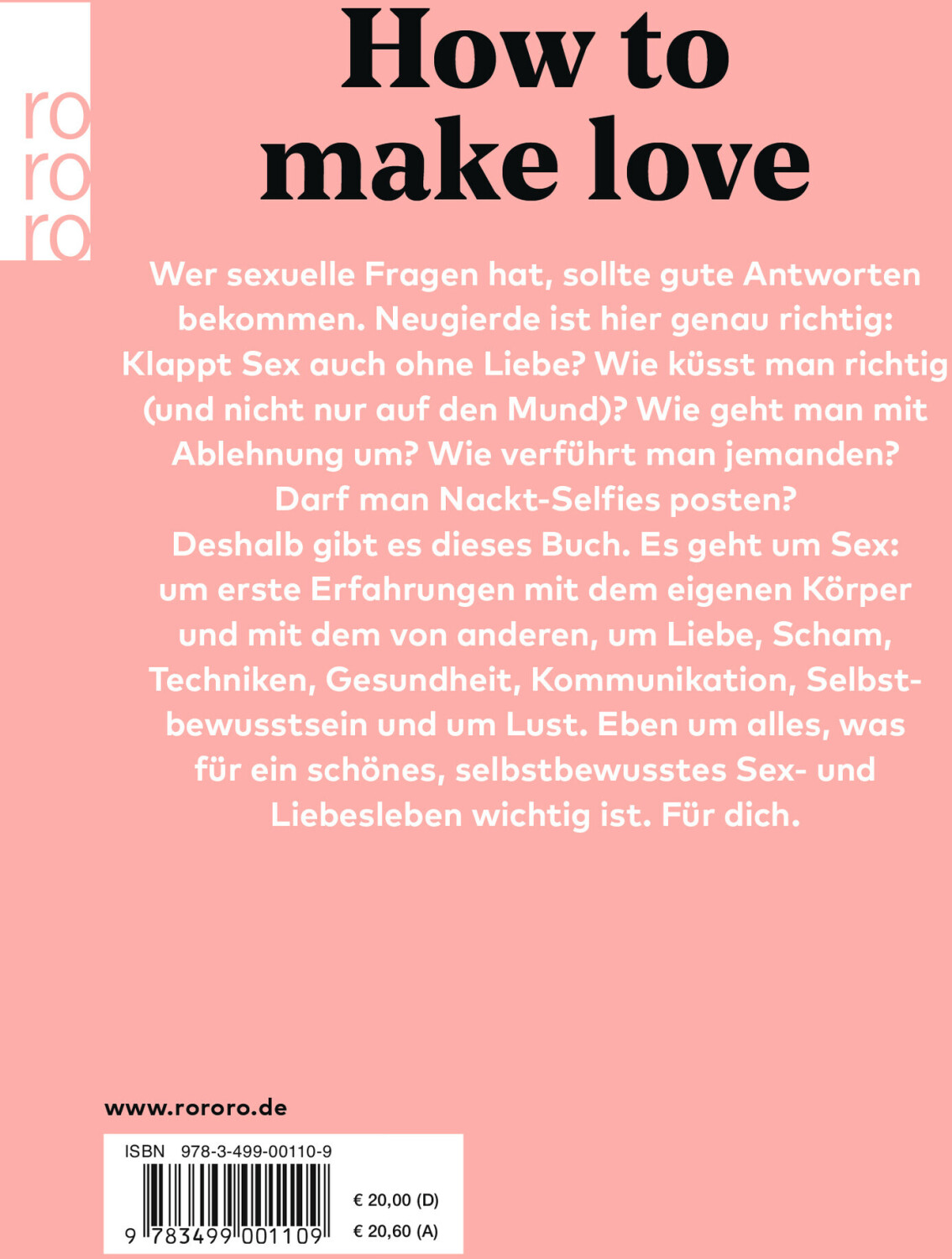 Sex verändert alles: Aufklärung für Fortgeschrittene (ISBN:9783499001109)