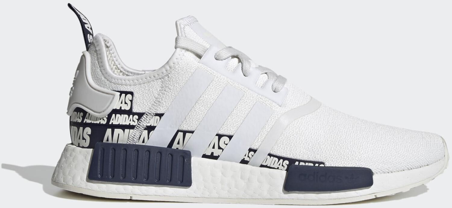 Buy Adidas NMD_R1 Crystal White/Crystal White/Collegiate Navy from Â£59.99 (Today) â Best Deals 
