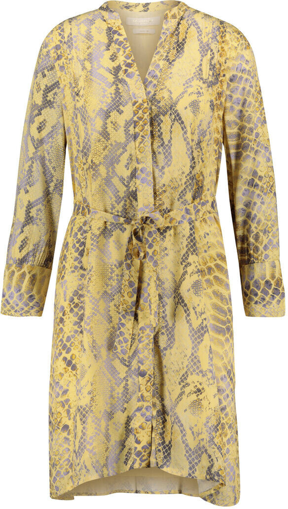 Rich & Royal Snake Print Dress (2002-620) yellow