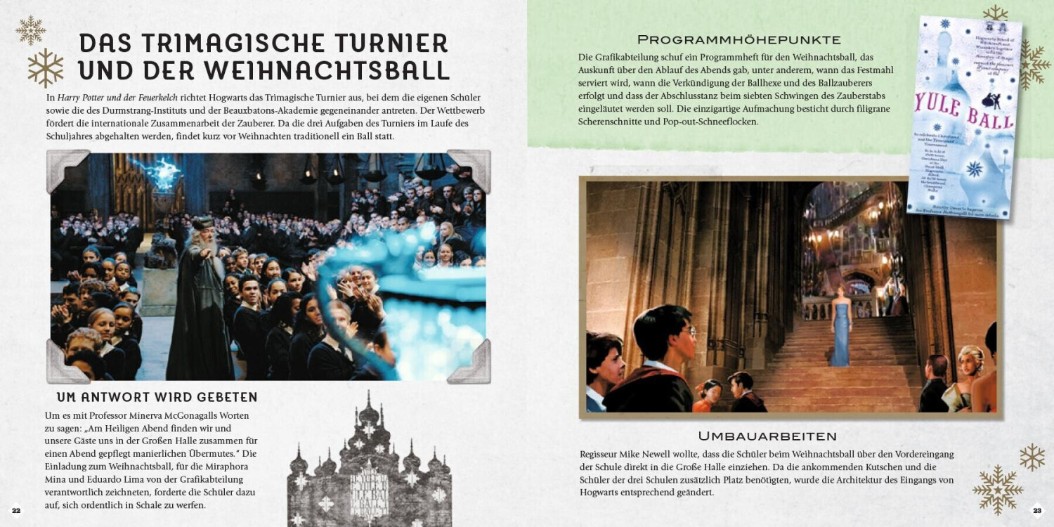 Harry Potter: Weihnachten in der Zauberwelt - Das Handbuch zu den Filmen: Buch mit vielen Extras (nachgebildeten Requisiten, Poster, Booklets etc.) (ISBN:9783833239069)