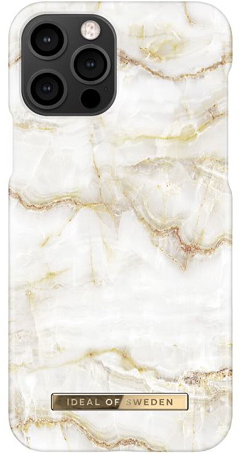 iDeal of Sweden Fashion Back Case iPhone 12 (Pro) - Golden Pearl Marble