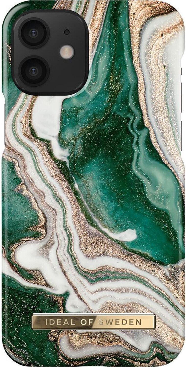 iDeal of Sweden Fashion Back Case iPhone 12 Mini - Golden Jade Marble