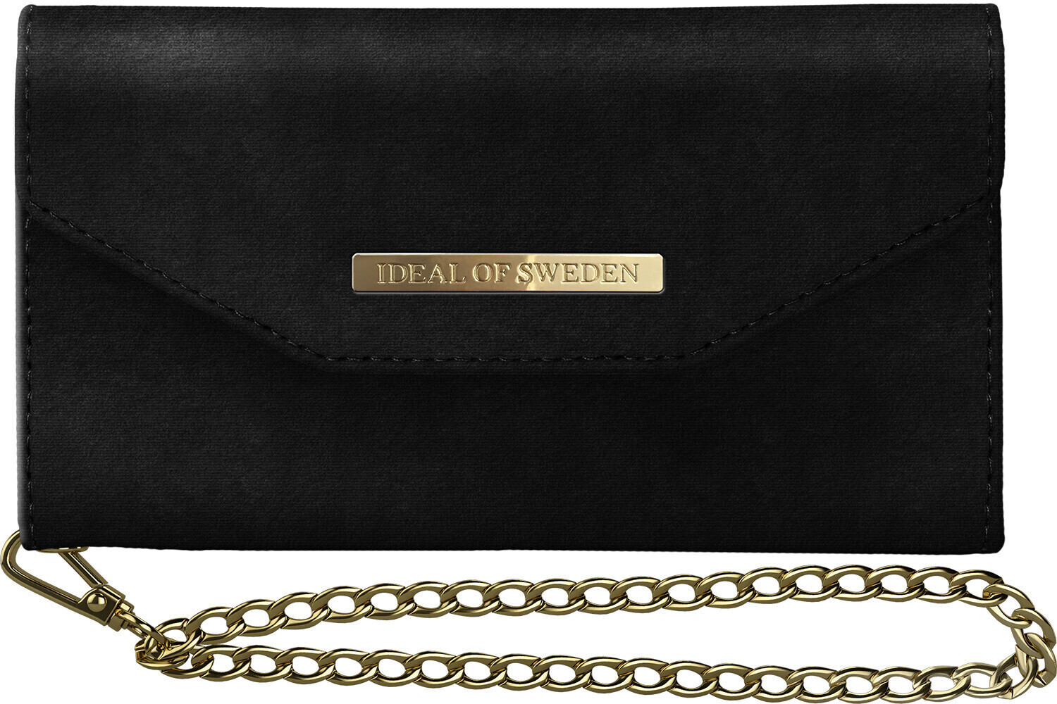 iDeal of Sweden Mayfair Clutch Velvet Schwarz iPhone Xs / X