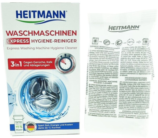 Heitmann Waschmaschinen Hygiene-Reiniger Express 3in1 (250 g), Bild 7