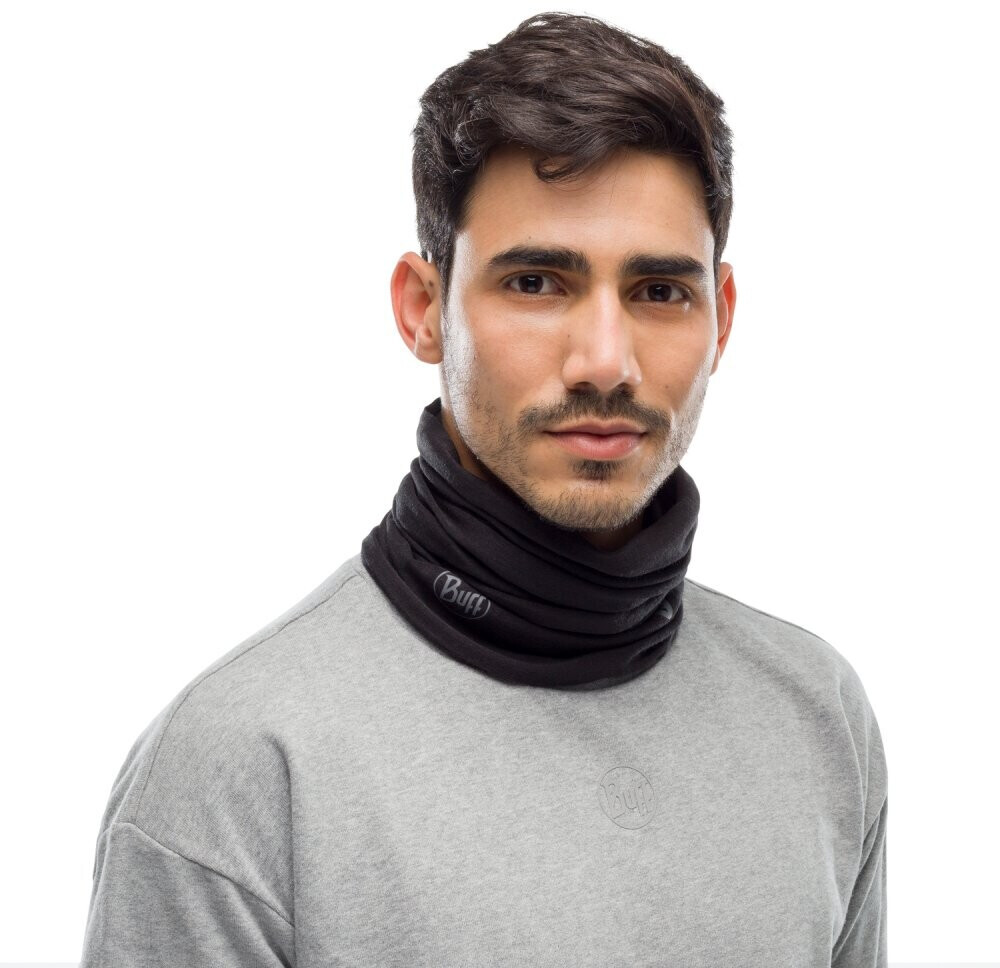 Buff MERINO WOOL BUFF - Braga - black/negro 