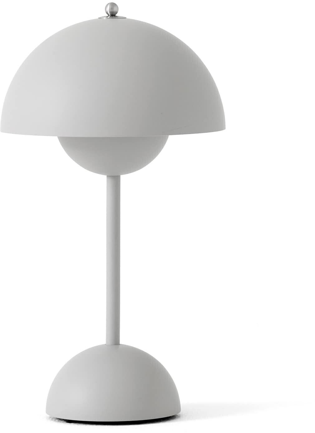 &Tradition Flowerpot VP9 Battery Light Grey Frosted