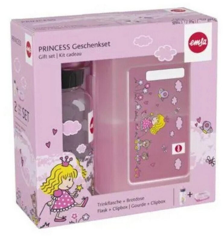 Emsa Gourde et boîte à goûter princesse