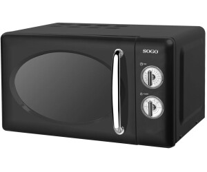 5 puissances 700 W Blanc SOGO SS-890 Micro-ondes de style rétro vintage avec capacité de 20 litres 
