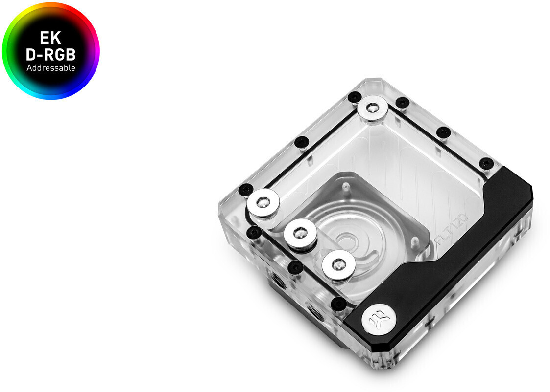 EKWB EK-Quantum Kinetic FLT 120 D5/DDC Body D-RGB - Plexi