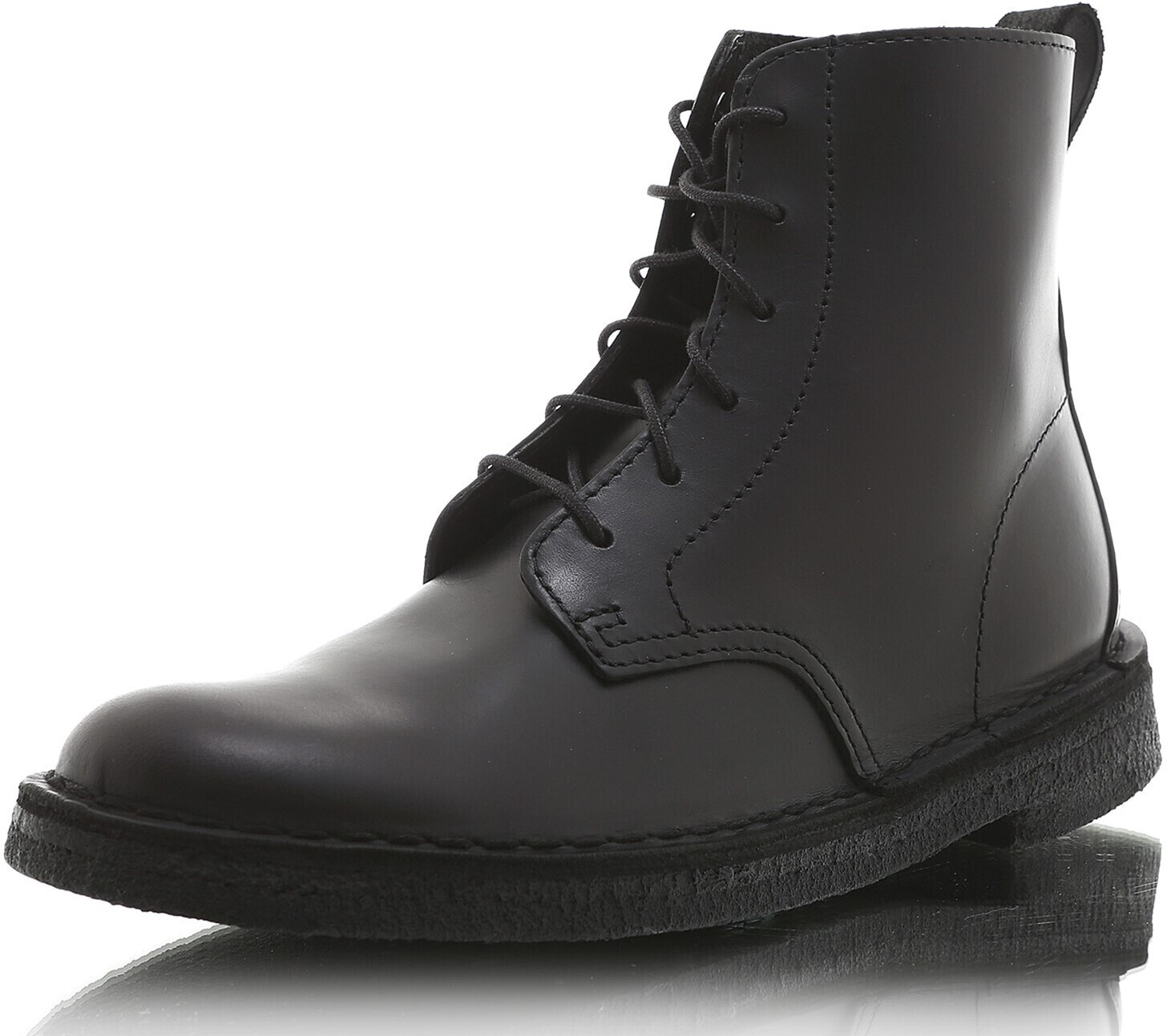 Clarks Desert Mali black polished