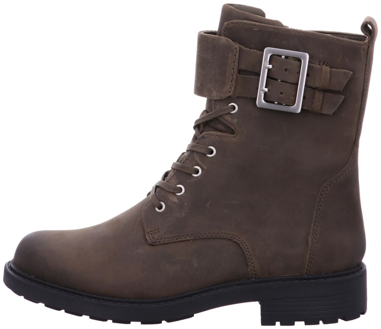 Clarks Orinoco 2 Lace dark olive leather