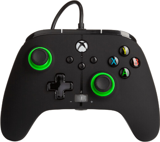 PowerA Manette Filaire Améliorée Xbox Series X|S - Green Hint