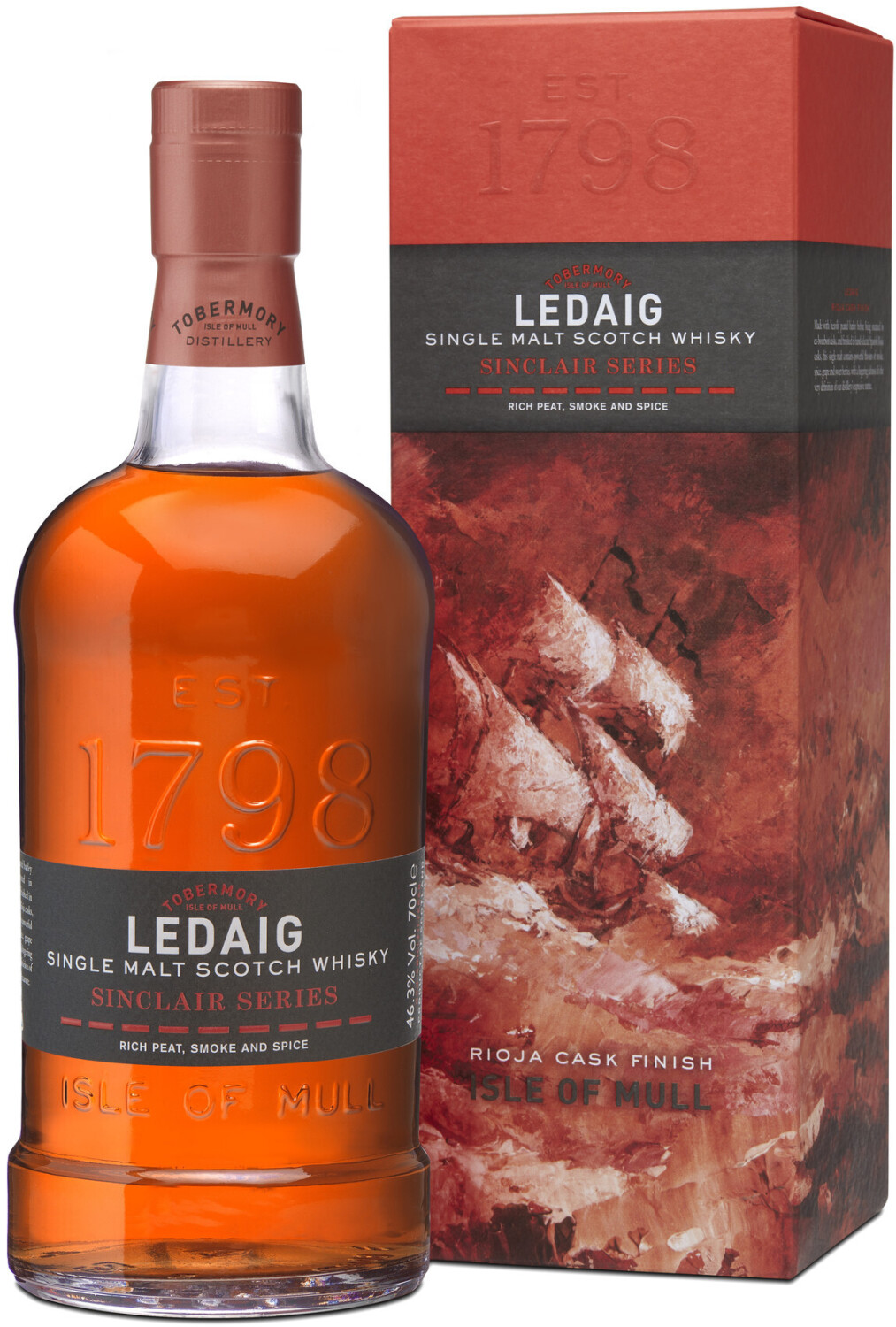 Tobermory Ledaig Rioja Cask Finish 0,7l 46,3%