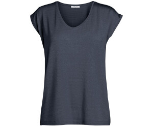 PIECES Damen T-Shirt Mit Lurex-Streifen – Lässiger Noos-Schnitt, Weich & Glamourös