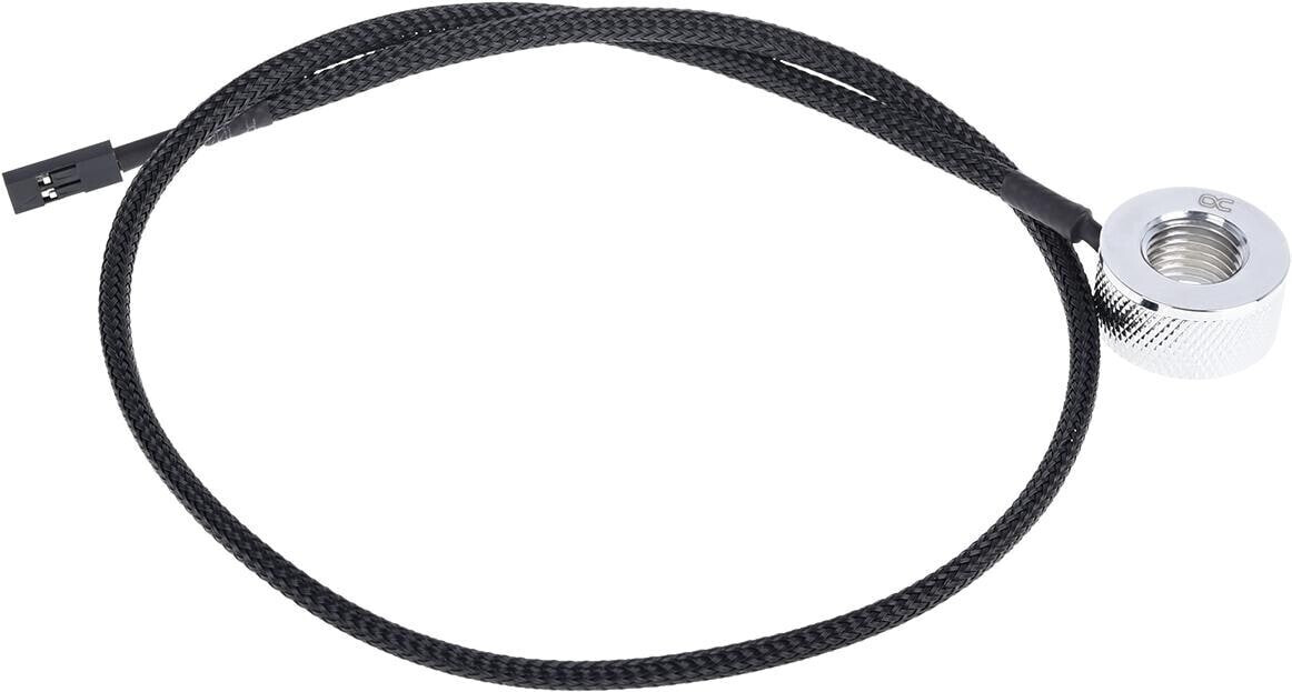Alphacool Eiszapfen temperature sensor G1/4 IG/IG with AG adapter - chrome