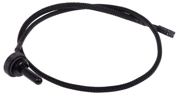 Alphacool Eiszapfen temperature sensor Plug G1/4 - Deep Black