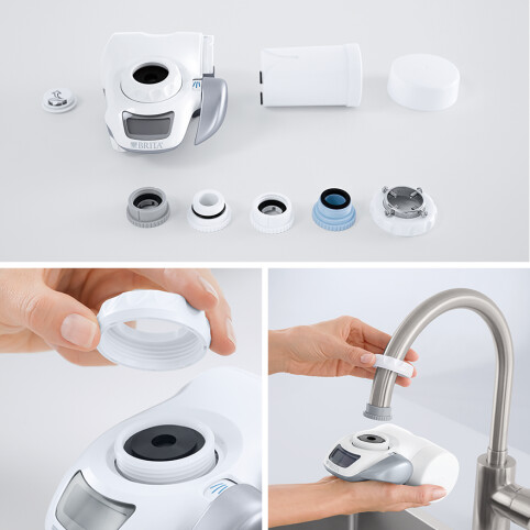 BRITA On Tap Filtro de agua para grifo – 4 Cartuchos de recambio para el  sistema de filtración On Tap – 12 meses de agua filtrada : : Hogar  y cocina