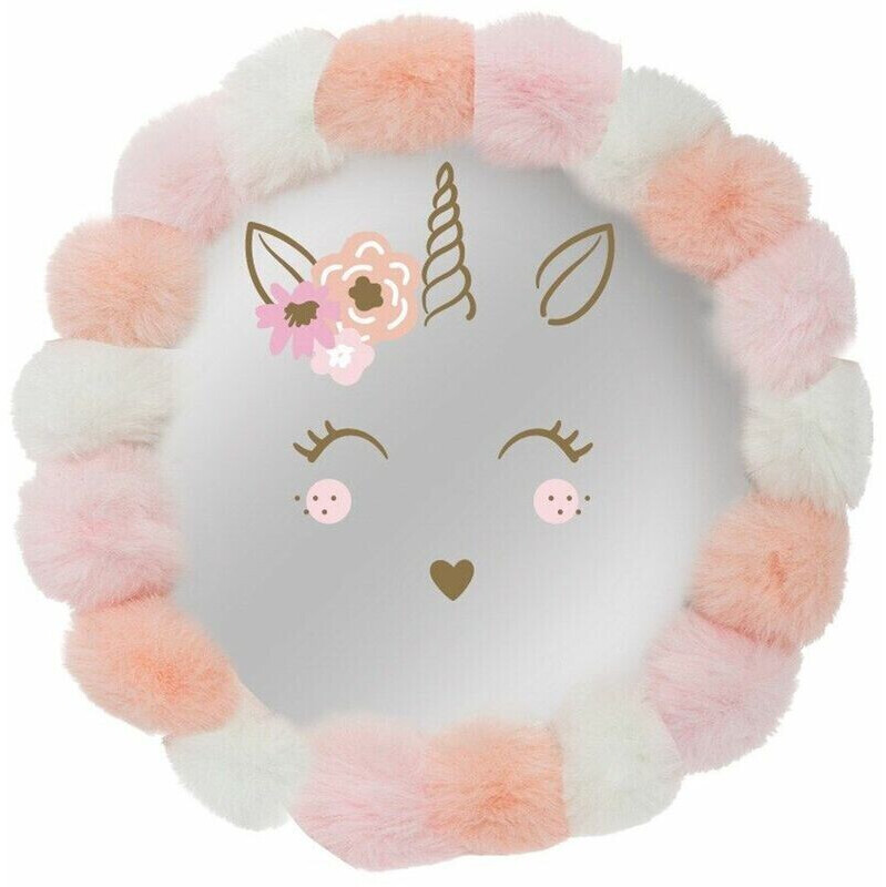 Atmosphera Miroir enfant avec pompons