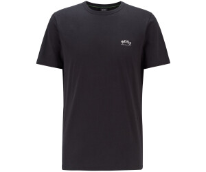 T-Shirt Curved Hugo geschwungenem € Baumwoll-Jersey Preisvergleich 34,97 Boss aus Style ab Tee | Logo bei 50412363 mit