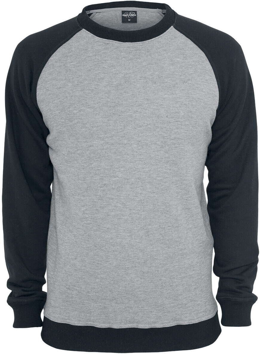 Urban Classics 2-tone Raglan Crewneck (TB546-00119-0039) gry/blk