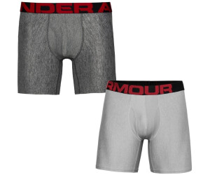 Under Armour Mens Tech 6 Inch 2 Pack Boxers