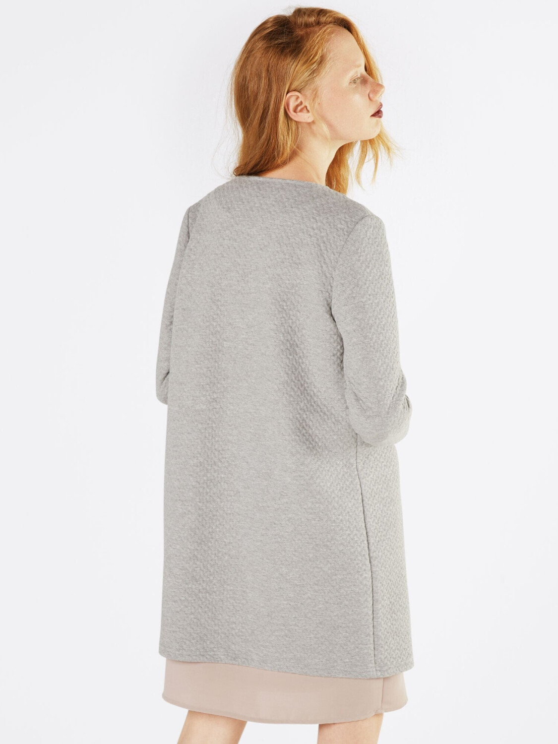 Vila naja New Long Jacket Noos 14038000 light grey melange